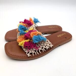 Seychelles Camellia Slide Sandals Open Toe Women's Beige Size US7 EU38